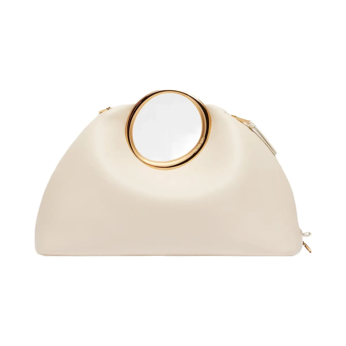 Jacquemus The Calino Nappa Leather Handbag Light Ivory