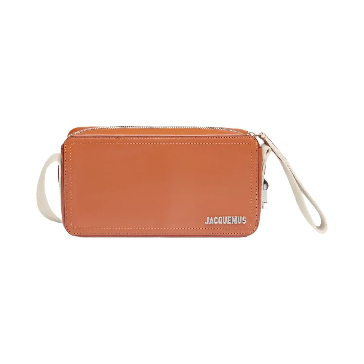 Jacquemus The Horizontal Cuerda Smooth Leather Structured Bag Light Brown