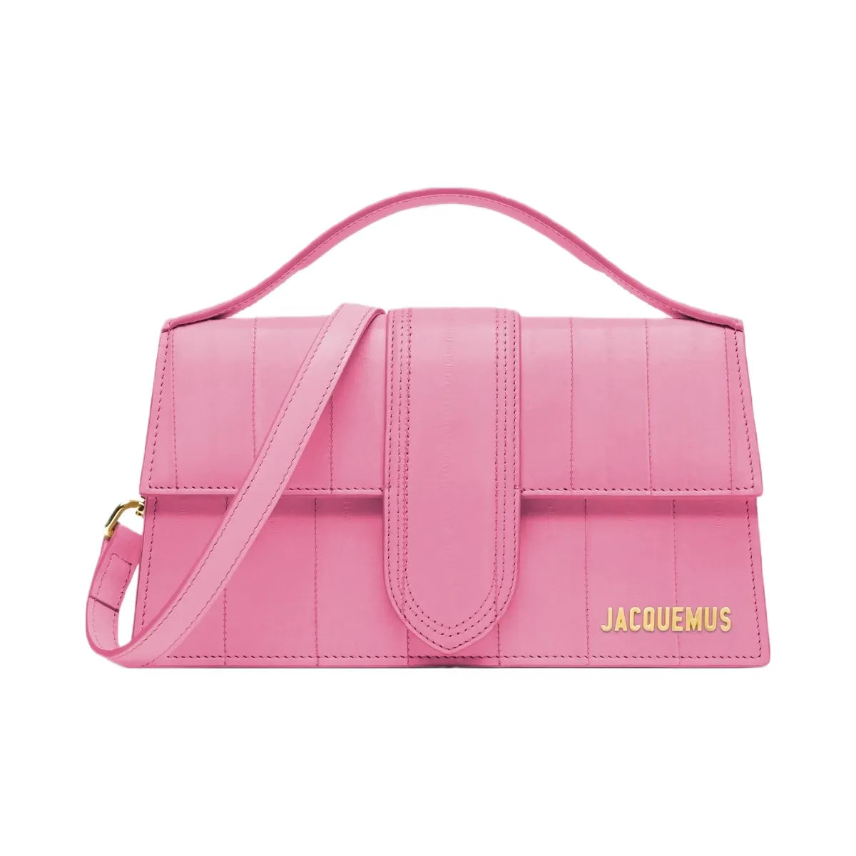 Jacquemus The Large Bambino Crossbody Flap Bag Pale Pink