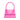 Jacquemus The Large Chiquito Smooth Leather Structured Bag Neon Pink