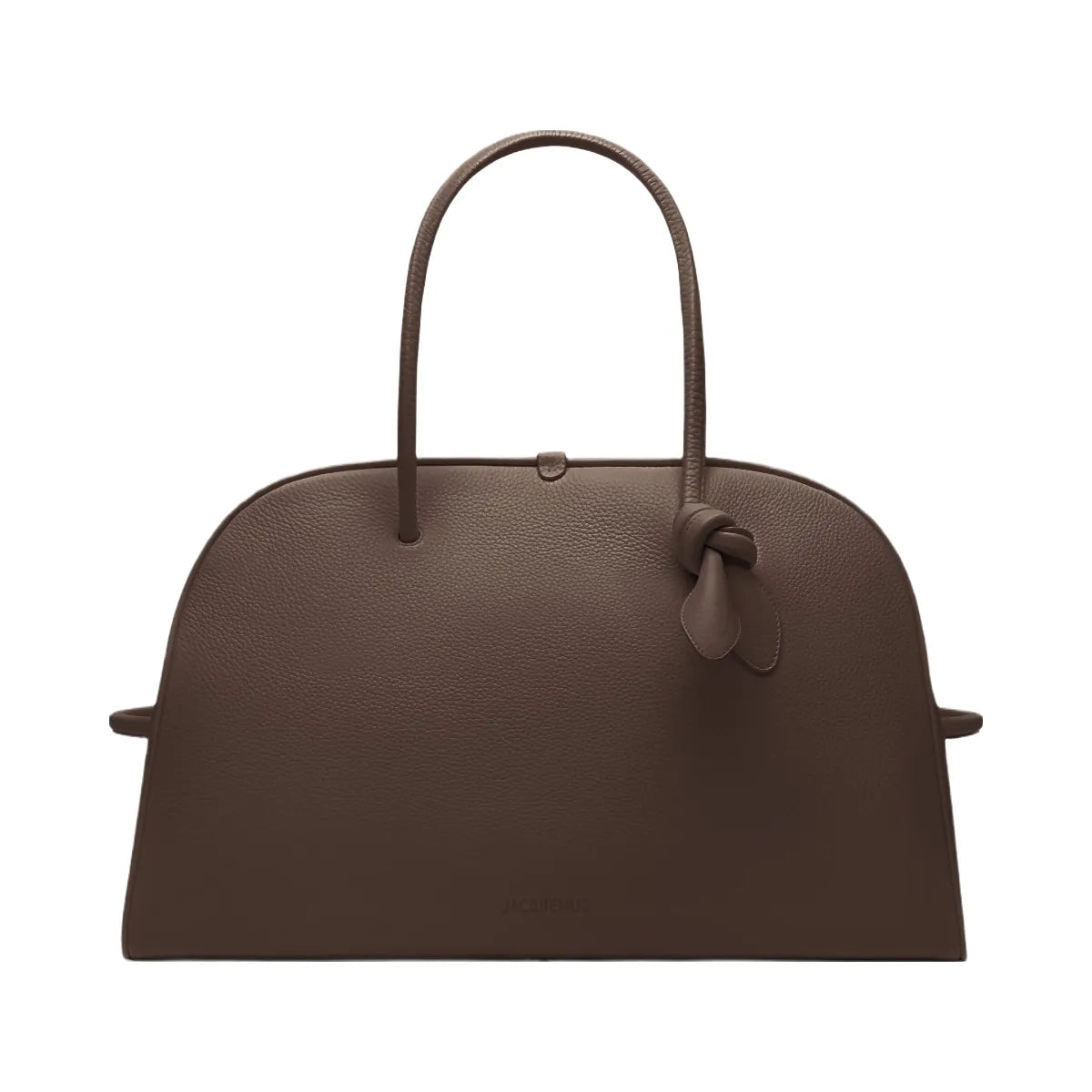 Jacquemus The Large Turismo Large Soft Bowling Bag Dark Brown