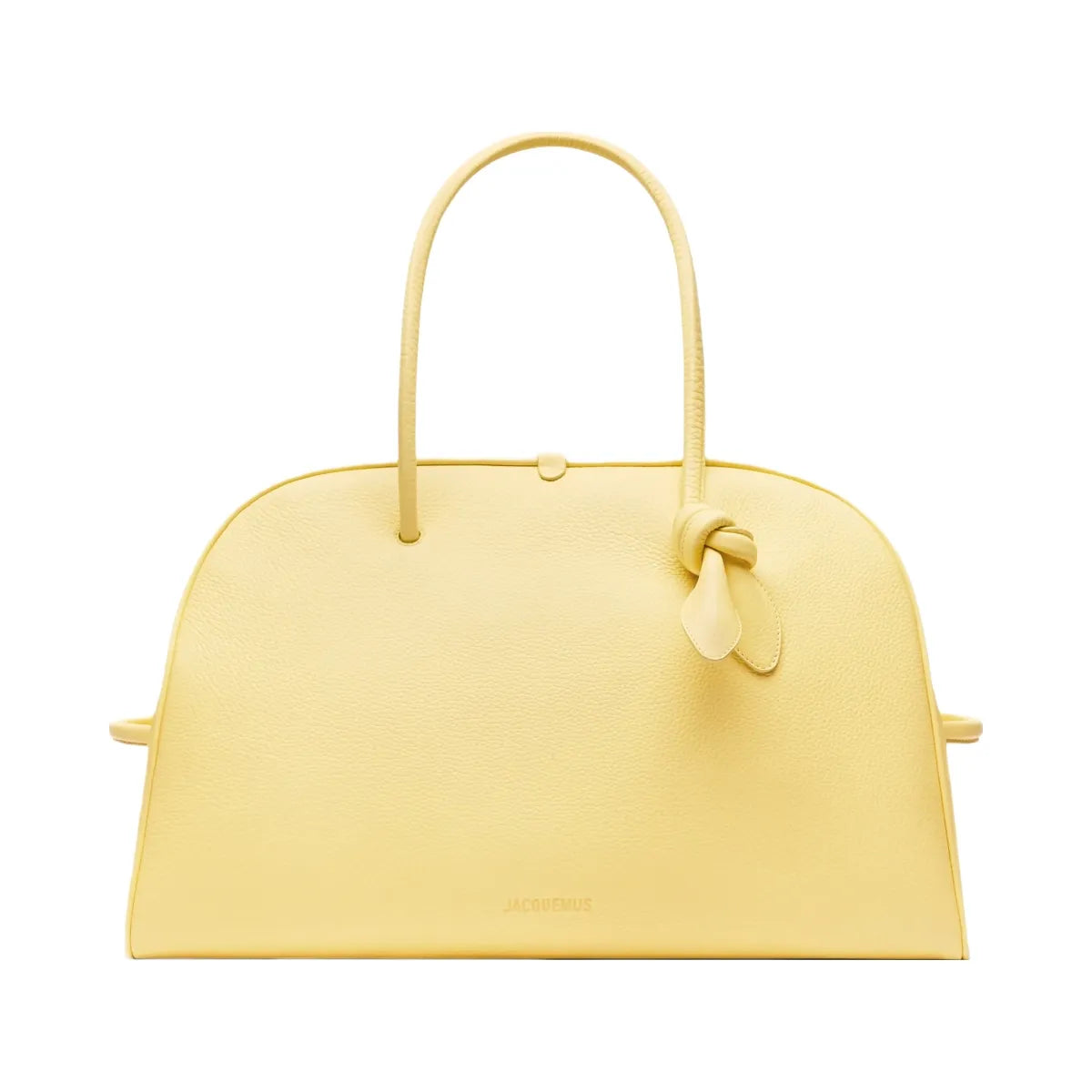 Jacquemus The Large Turismo Large Soft Bowling Bag Light Yellow
