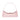Jacquemus The Ovalo Clutch Shoulder Bag In Glazed Leather Pale Pink