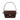 Jacquemus The Rond CarreShoulder Bag With Flap Dark Brown