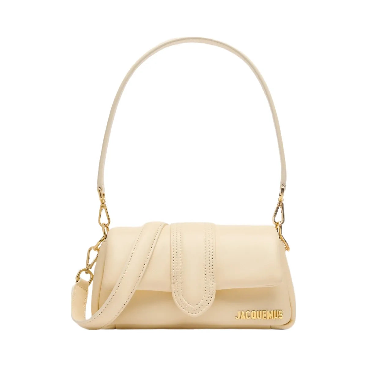 Jacquemus The Small Bambimou Soft Padded Leather Bag Ivory