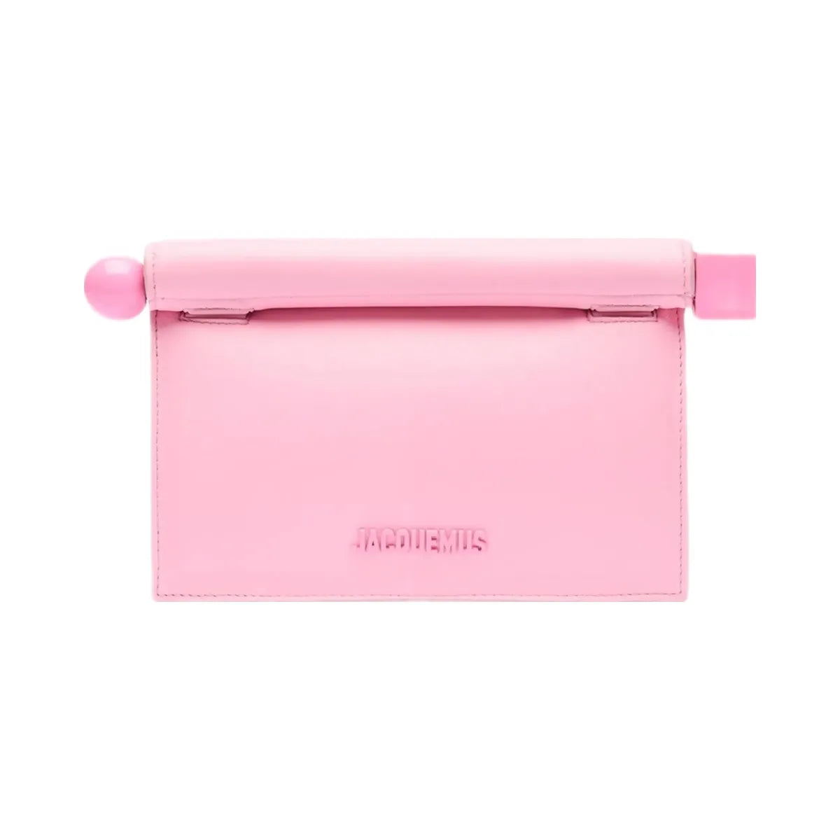 Jacquemus The Small Rond CarreClutch Mini Take-Away Pouch Bag Pink