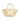 Jacquemus The Small Soli Basket Mini Beach Basket Bag Ivory
