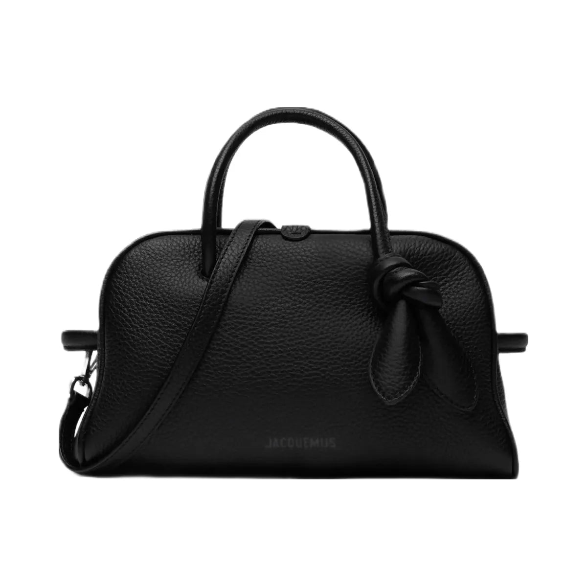 Jacquemus The Small Turismo Small Soft Bowling Bag Black