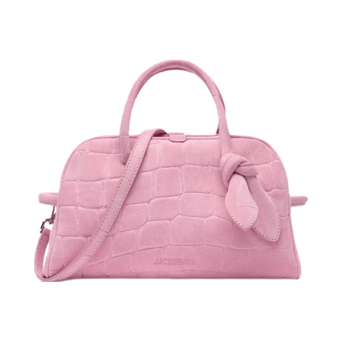 Jacquemus The Small Turismo Small Soft Bowling Bag Light Pink