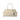 Jacquemus The Turismo Bowling Bag In Crocodile-Embossed Suede Ivory
