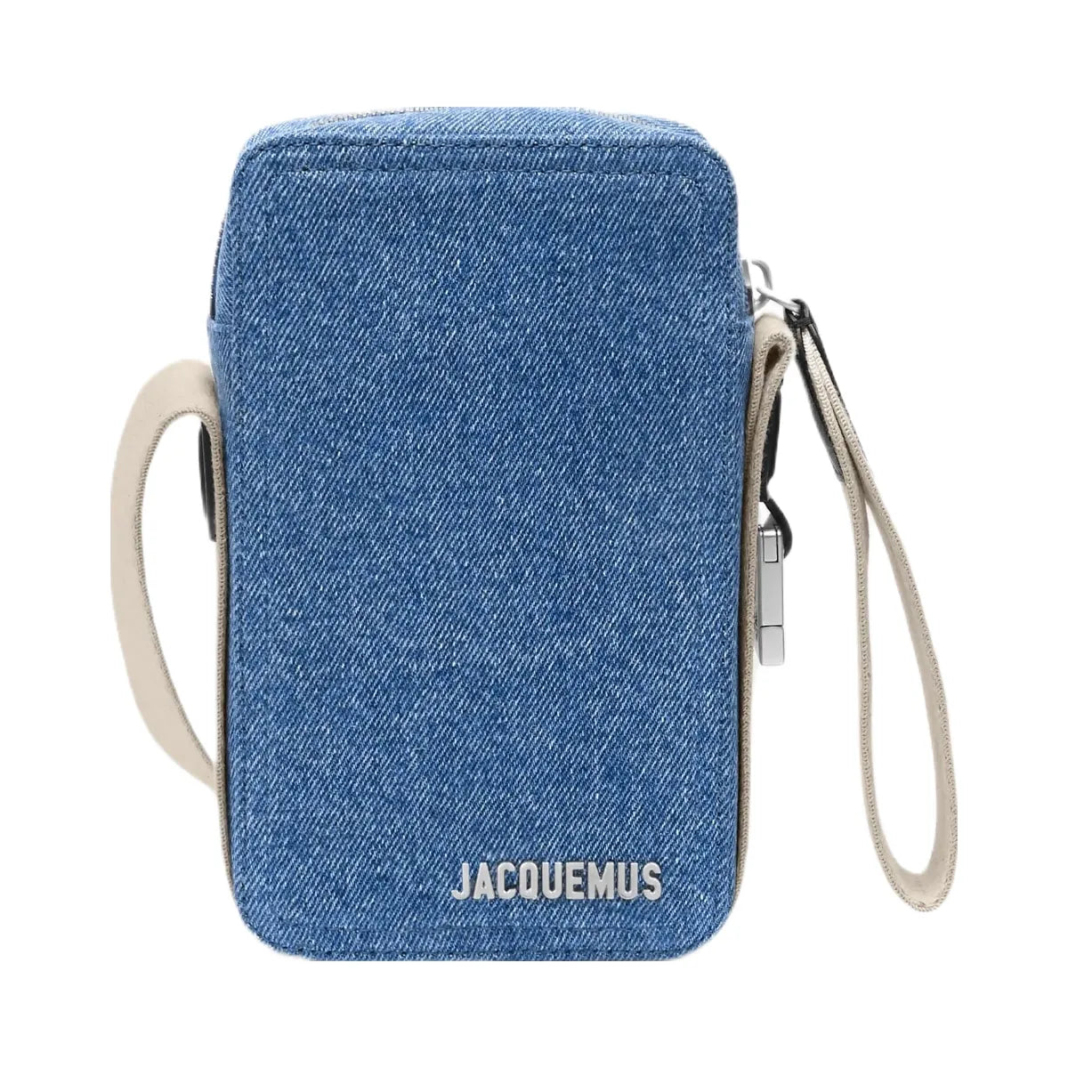 Jacquemus The Vertical Cuerda Rectangular Denim Bag Blue