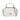Karl Lagerfeld Autograph Chain Top Handle Bag Off White