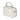 Karl Lagerfeld Autograph Chain Top Handle Bag Off White