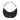 Karl Lagerfeld Autograph Oversized Moon Bag Black Gold