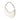 Karl Lagerfeld Autograph Oversized Moon Bag Off White