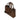 Karl Lagerfeld Autograph Padlock Mini Shoulder Bag Dark Friar Brown