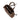 Karl Lagerfeld Autograph Padlock Mini Shoulder Bag Dark Friar Brown
