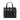 Karl Lagerfeld Autograph Padlock Rhinestone Tote Bag Black Embellishment