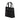 Karl Lagerfeld Autograph Padlock Rhinestone Tote Bag Black Embellishment