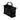 Karl Lagerfeld Autograph Padlock Rhinestone Trunk Bag Black Embellishment