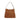 Karl Lagerfeld Autograph Padlock Suede Hobo Bag Dark Tan