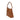 Karl Lagerfeld Autograph Padlock Suede Hobo Bag Dark Tan