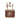 Karl Lagerfeld Autograph Padlock Trunk Bag Dark Friar Brown