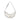 Karl Lagerfeld Autograph Small Moon Bag Off White