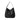 Karl Lagerfeld Autograph Swing Oversized Hobo Bag Black Gunmetal