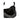 Karl Lagerfeld Autograph Swing Oversized Hobo Bag Black Gunmetal