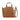 Karl Lagerfeld Circle Perforated Small Tote Bag Dark Tan