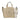 Karl Lagerfeld Circle Perforated Small Tote Bag Safari