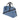 Karl Lagerfeld Denim Buckle Bowling Bag Standard Blue Denim
