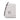 Karl Lagerfeld Geo High-Shine Flap Bag Off White