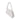 Karl Lagerfeld Geo High-Shine Flap Bag Off White