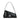 Karl Lagerfeld Geo High-Shine Shoulder Bag Black