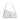 Karl Lagerfeld Geo High-Shine Shoulder Bag Off White
