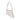 Karl Lagerfeld Geo High-Shine Shoulder Bag Off White