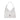 Karl Lagerfeld Geo High-Shine Tote Bag Off White