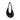 Karl Lagerfeld Glossy Moon Bag Black