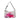 Karl Lagerfeld Graffiti Print Shoulder Bag Painters Print Pink All Over Print