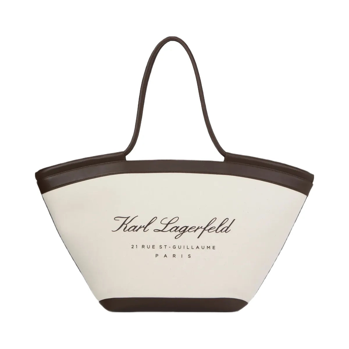 Karl Lagerfeld Hotel Karl Large Beach Tote Bag Natural