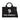 Karl Lagerfeld Ikon Aquarelle Canvas Tote Bag Black