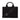 Karl Lagerfeld Ikon Aquarelle Canvas Tote Bag Black