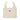 Karl Lagerfeld Ikon Choupette Pin Square Tote Bag Off White