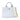 Karl Lagerfeld Ikon Choupette Striped Square Tote Bag Kentucky Blue Stripe