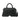 Karl Lagerfeld Ikon K Leather Top Handle Bag Black Nickel