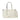 Karl Lagerfeld Ikon Smooth Small Tote Bag Off White