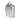 Karl Lagerfeld Ikon Suitcase Crossbody Bag Silver