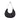 Karl Lagerfeld Logo Nylon Moon Shoulder Bag Black
